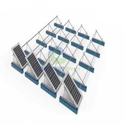 Sistemas de montaje solar de techo de concreto plano